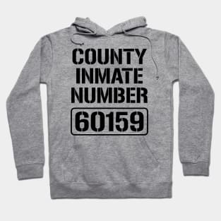 Count Inmate 60159 Lazy Costume Hoodie